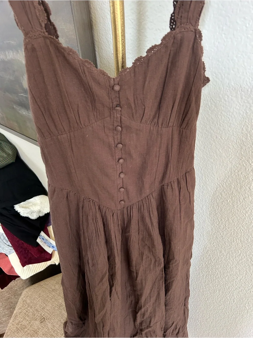 AE Sweetheart Corset Midi Dress NWT - Picture 9 of 12